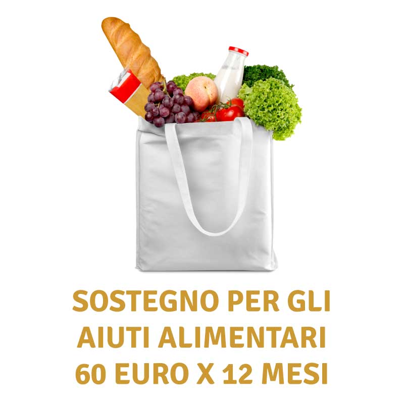 Regali solidali sostegno agli aiuti alimentari 1 anno