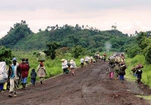 Sfollati nel nord Kivu - Caritas Goma