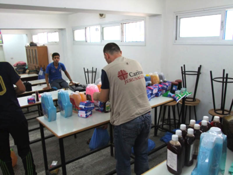 emergenza gaza interventi caritas